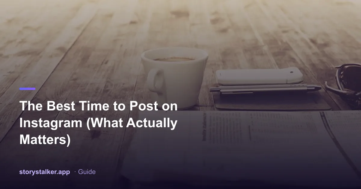A clock face overlaid on an Instagram-style grid of posts, representing timing your posts for engagement
