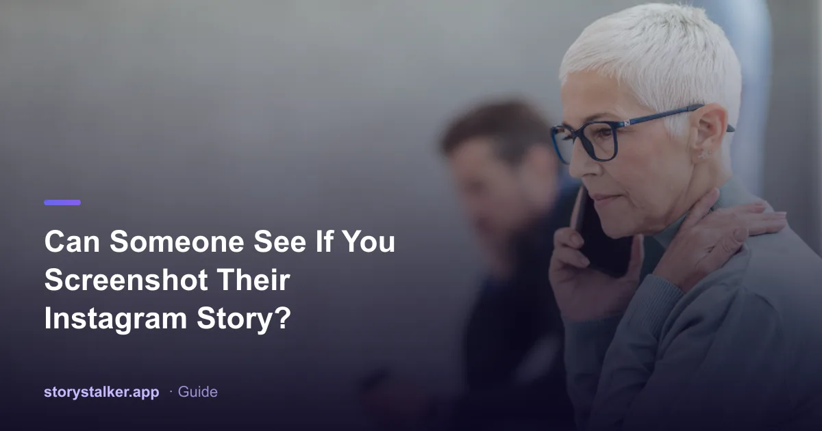 A phone screen showing an Instagram story being screenshotted