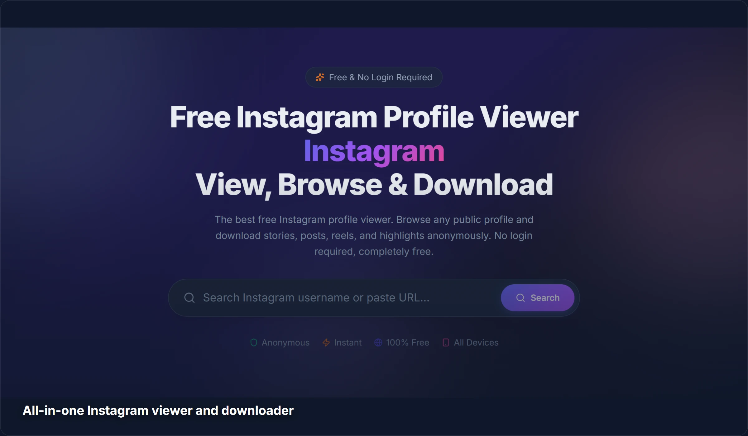 All the tools available on StoryStalker