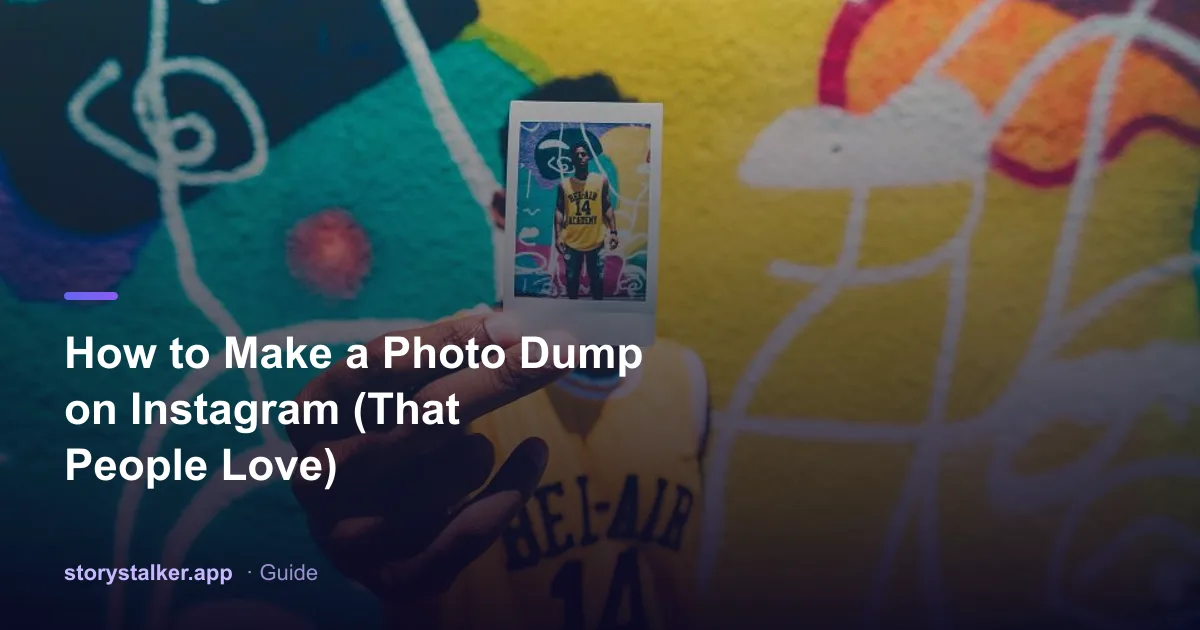 A grid of casual, unposed photos representing an Instagram photo dump carousel