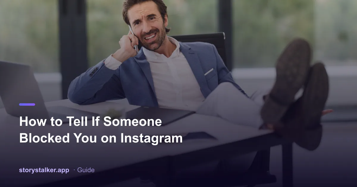 A phone screen showing a missing Instagram profile, representing the signs of being blocked