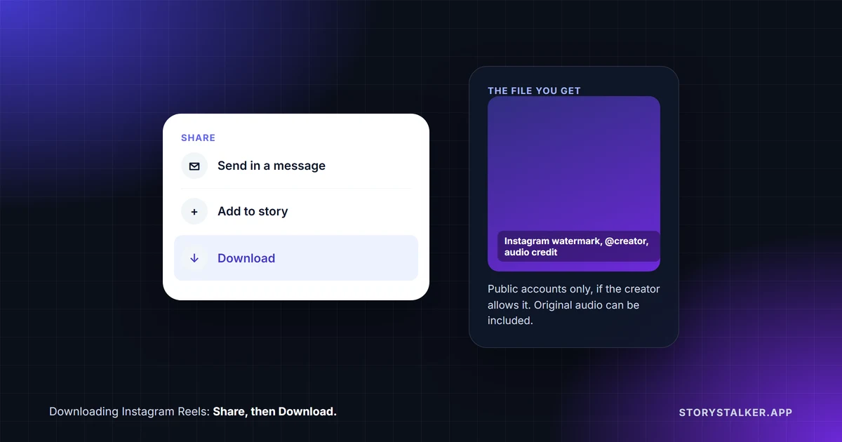 How to download Instagram Reels